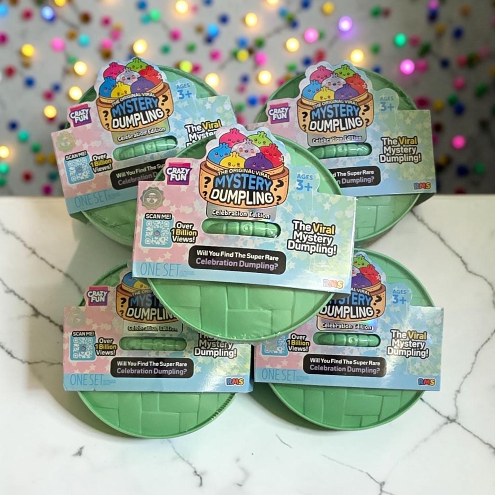 5 SEALED Crazy Fun RMS Celebration Squishy Bun Set